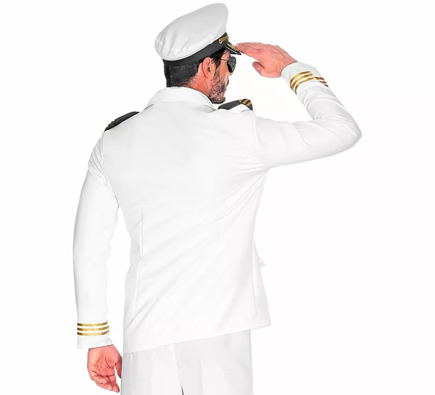 Disfraz o Chaqueta de Capitán de Barco para hombre