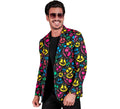 Chaqueta de Fantasmas multicolor neón para hombre