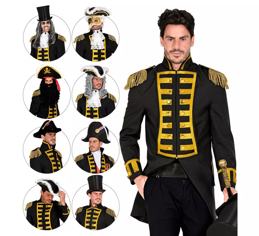 Disfraz o Chaqueta de Frac Black Parade para hombre