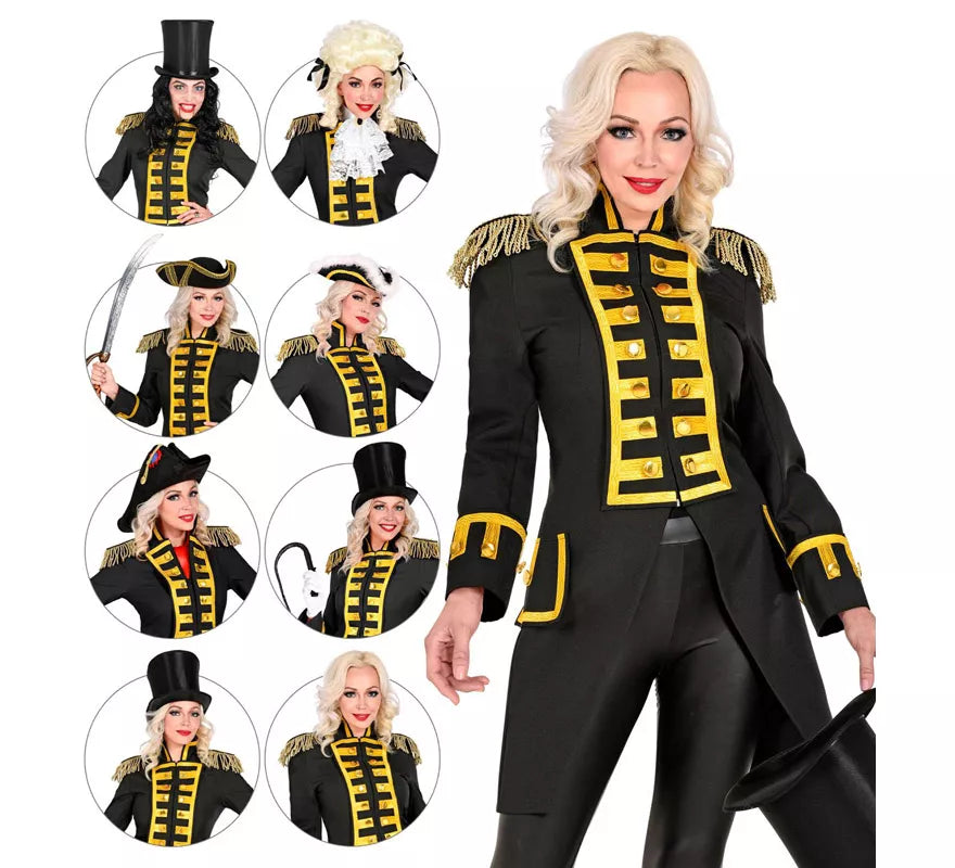 Disfraz o Chaqueta de Frac Black Parade para mujer