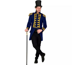 Men's Blue Parade Tailcoat Costume or Jacket