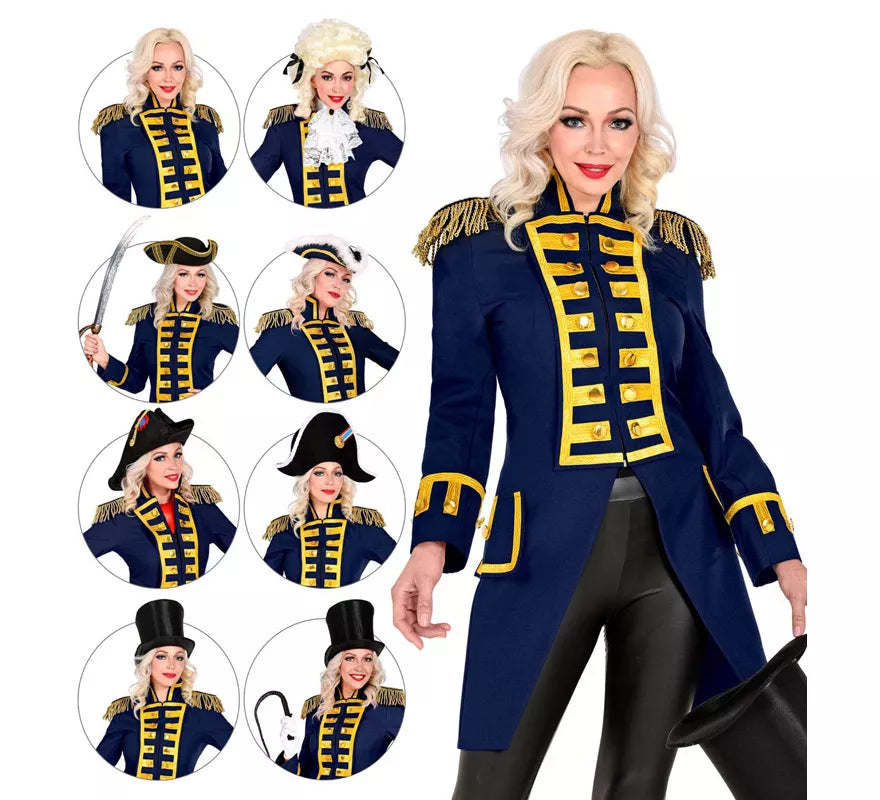 Translation missing: en.Disfraz o Chaqueta de Frac Blue Parade para mujer