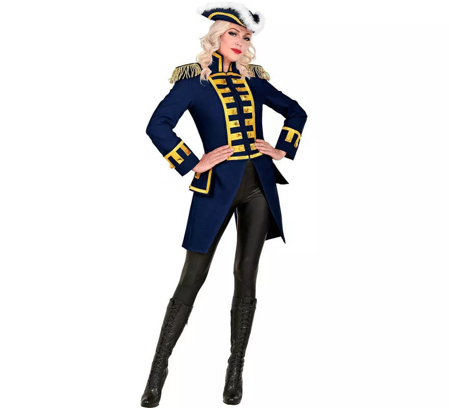 Disfraz o Chaqueta de Frac Blue Parade para mujer