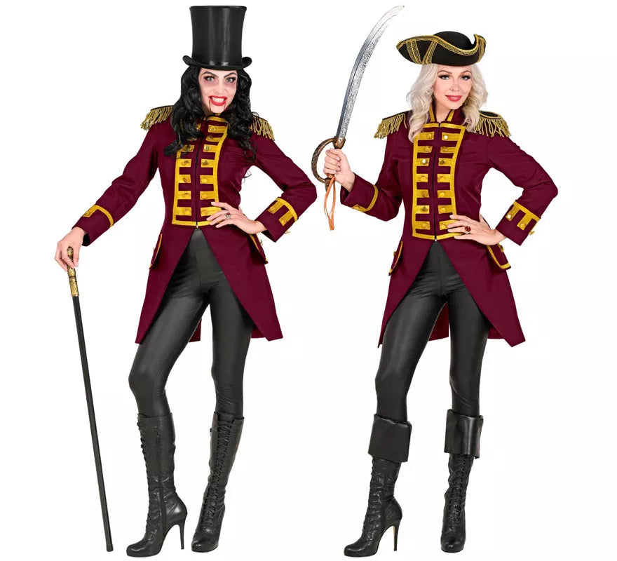 Translation missing: en.Disfraz o Chaqueta de Frac Burgundy Parade para mujer