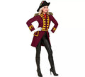 Disfraz o Chaqueta de Frac Burgundy Parade para mujer