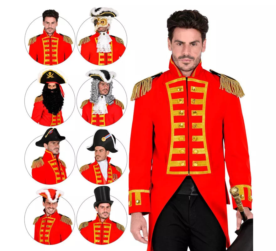 Translation missing: en.Disfraz o Chaqueta de Frac Red Parade para hombre