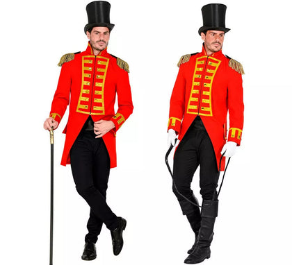 Disfraz o Chaqueta de Frac Red Parade para hombre