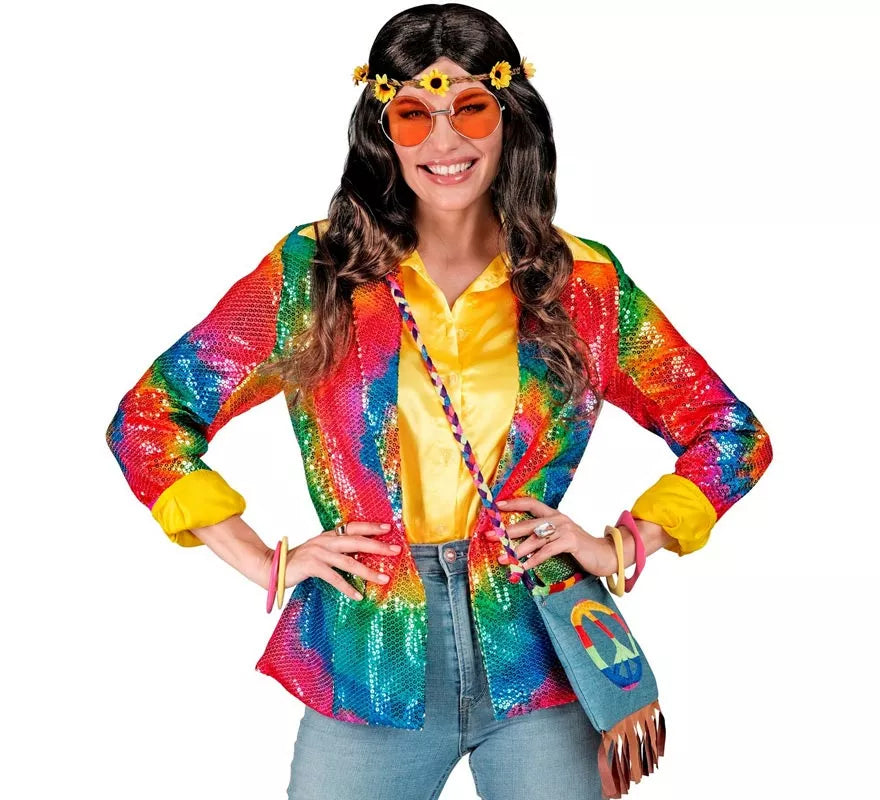 Translation missing: en.Disfraz o Chaqueta de Moda multicolor neón para mujer