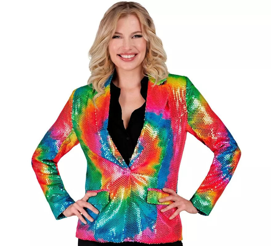 Translation missing: en.Disfraz o Chaqueta de Moda multicolor neón para mujer