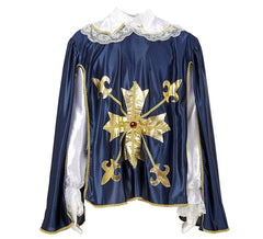 Blue Musketeer Costume or Jacket for men