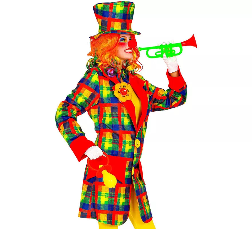 Disfraz o Chaqueta de Payaso Colorido para hombre