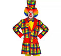 Disfraz o Chaqueta de Payaso Colorido para hombre