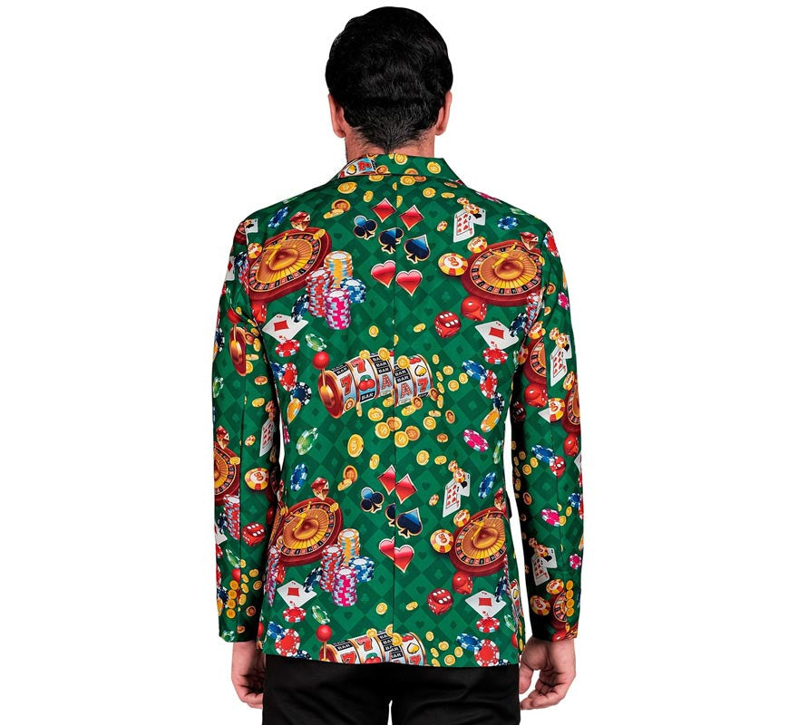 Chaqueta Fiesta Casino verde para hombre