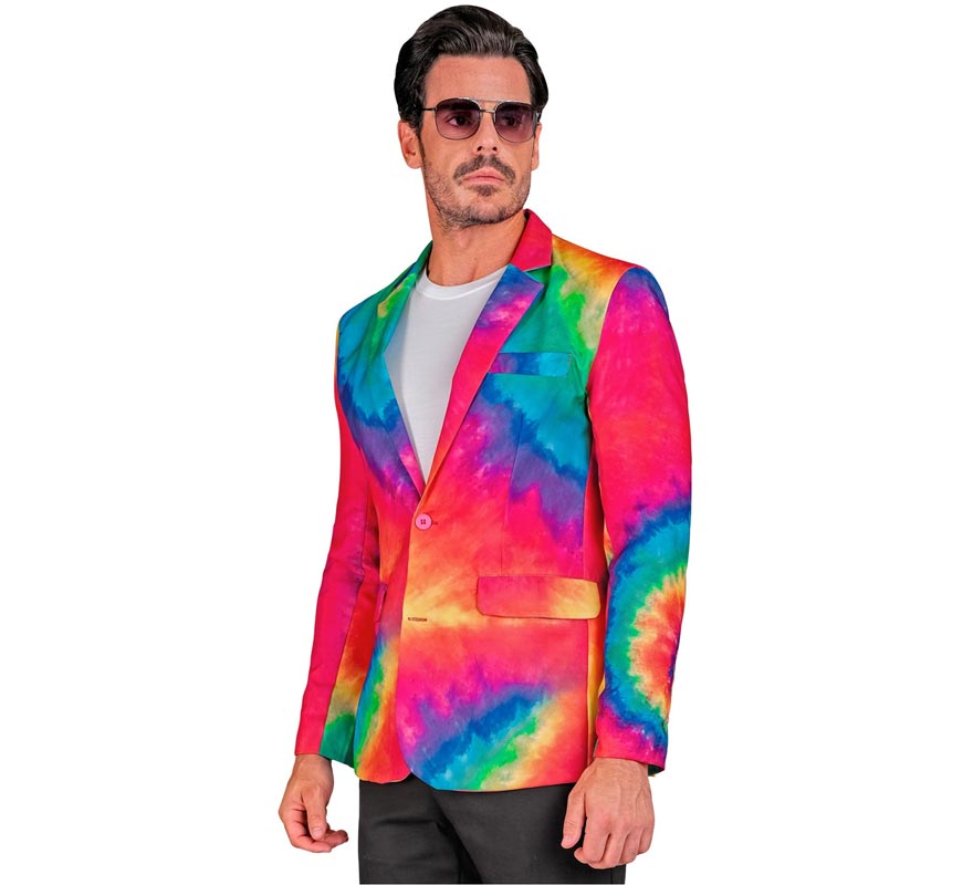 Chaqueta Fiesta multicolor neón para hombre