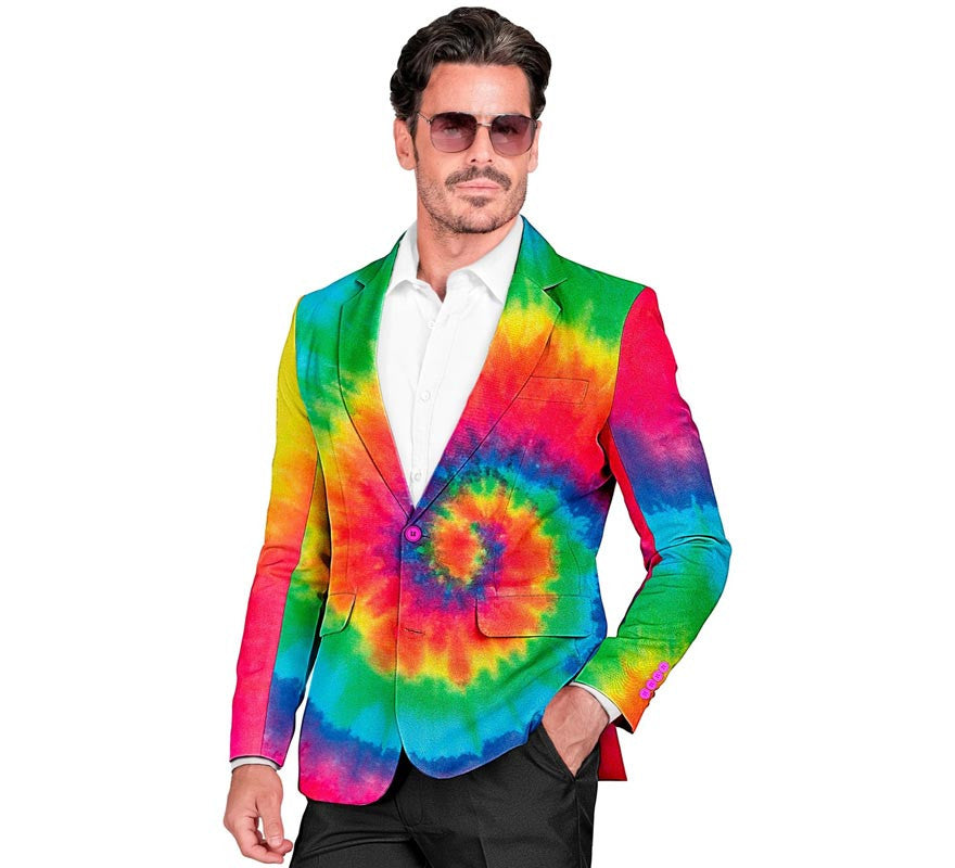 Chaqueta Fiesta multicolor neón para hombre