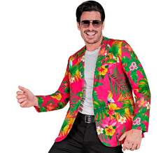 Fuchsia Tropical Party Jacket for men