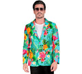 Chaqueta Fiesta Tropical turquesa para hombre