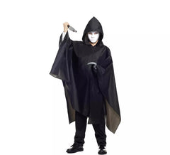 Disfraz o Chubasquero Negro para niños