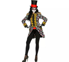 Dark Day of the Dead Kostüm oder Frack für Damen