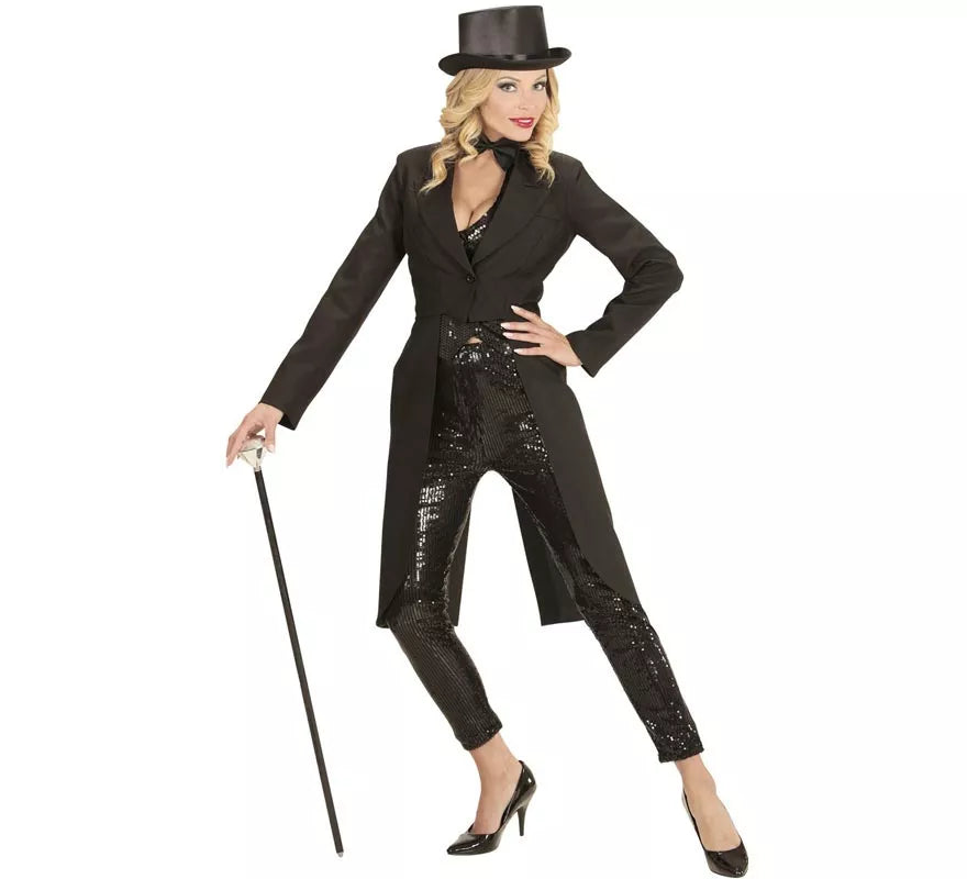 Translation missing: en.Disfraz o Frac Gala Showtime negro largo para mujer