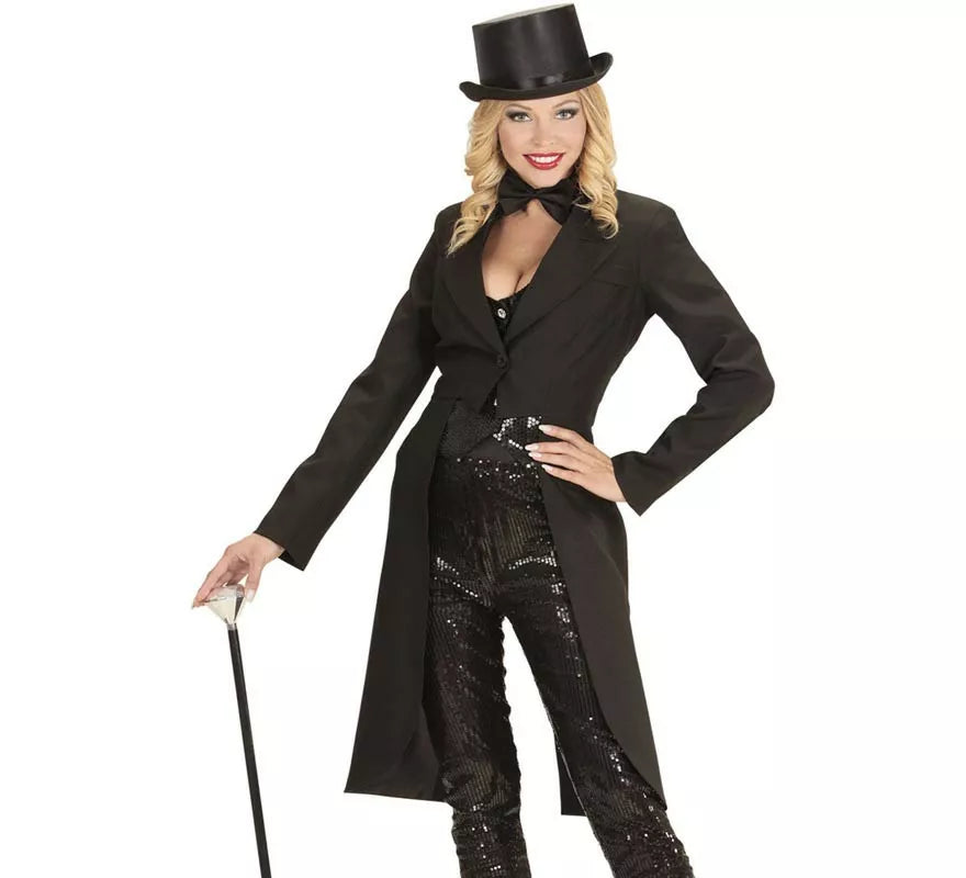 Translation missing: en.Disfraz o Frac Gala Showtime negro largo para mujer