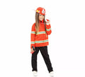 Disfraz o Kit de Bombero para niños: Chaqueta, Casco, Silbato y Extintor