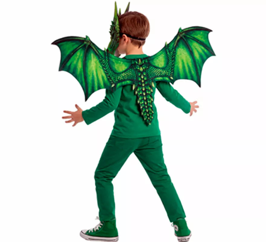 Translation missing: en.Disfraz o Kit de Dragón para niños: Máscara y Alas