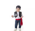 Disfraz o Kit de Pirata Chaleco Calavera para bebé