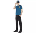 Disfraz o Kit de Policía para hombre: Camiseta, Gorra y gafas