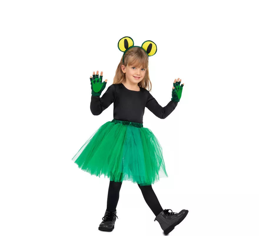 Translation missing: en.Disfraz o Kit de Ranita con Tutú para niña