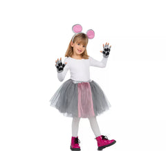 Little Mouse Costume or Kit with Tutu for girl