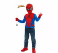 Disfraz o Kit de Spiderman para niño: Camiseta, Telaraña, Máscara y Guantes