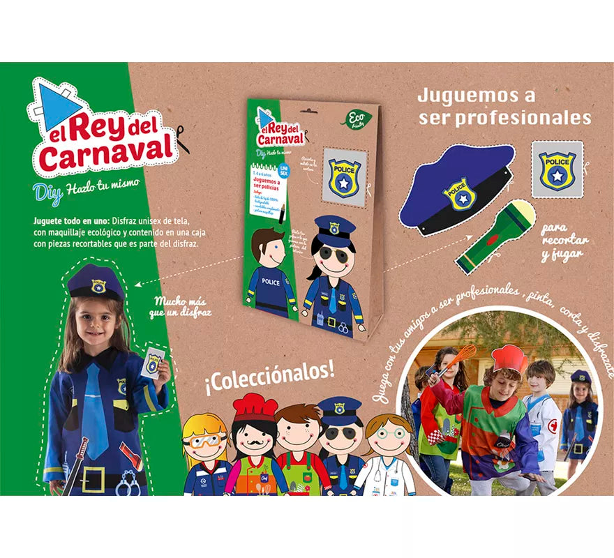 Translation missing: en.Disfraz o Kit DIY Hazlo tú mismo de Policía para niños