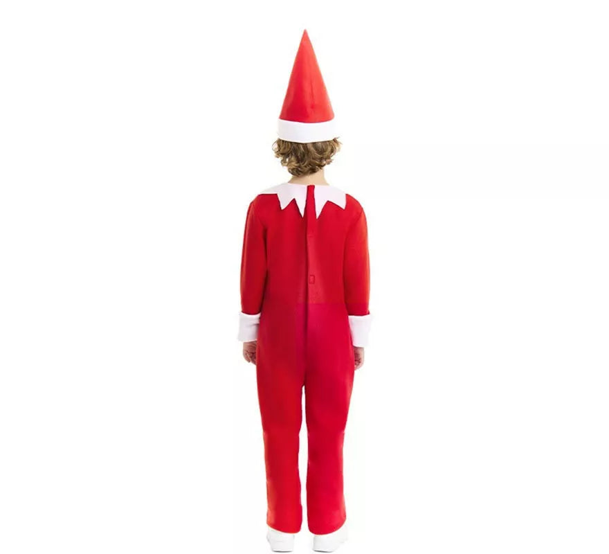 Disfraz de Elfo travieso de la Navidad con gorro para niños