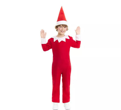 Disfraz de Elfo travieso de la Navidad con gorro para niños