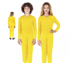 Yellow long-sleeved costume or jumpsuit for children