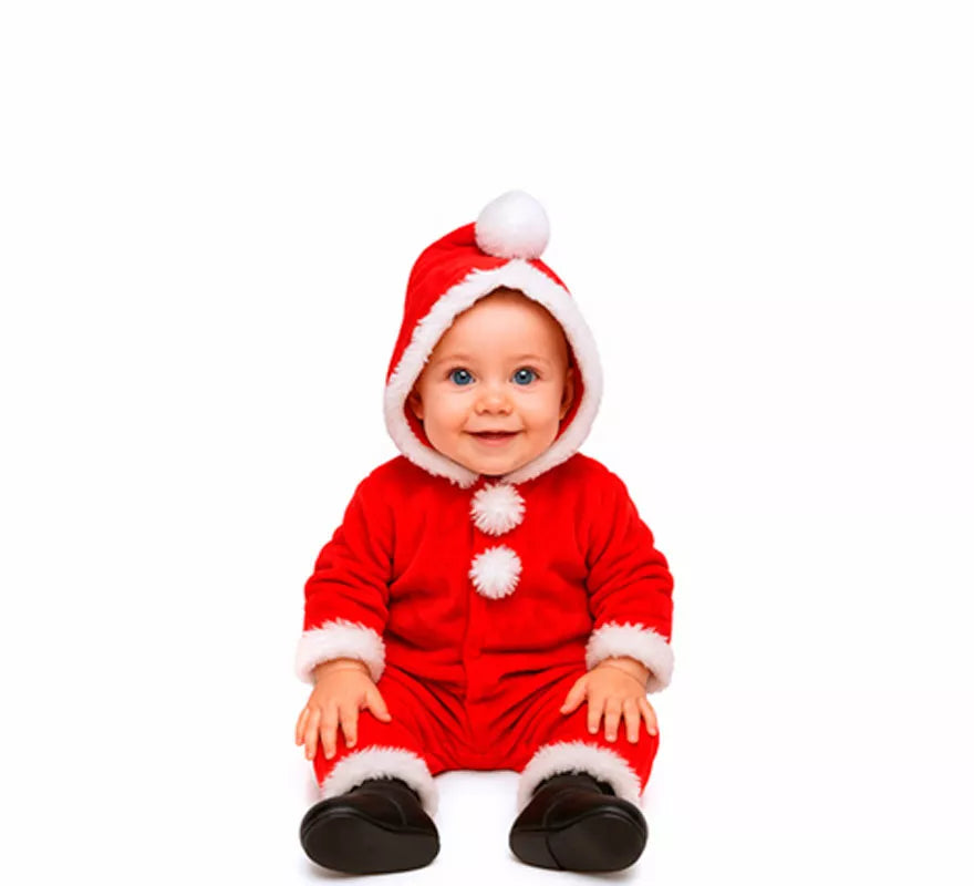 Translation missing: en.Disfraz o Mono de Papá Noel para bebé