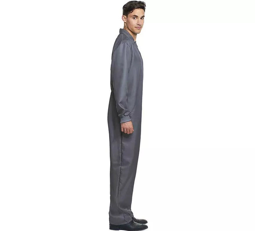 Disfraz o Mono Laboral Gris para hombre