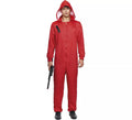 Disfraz o Mono trabajador rojo para hombre