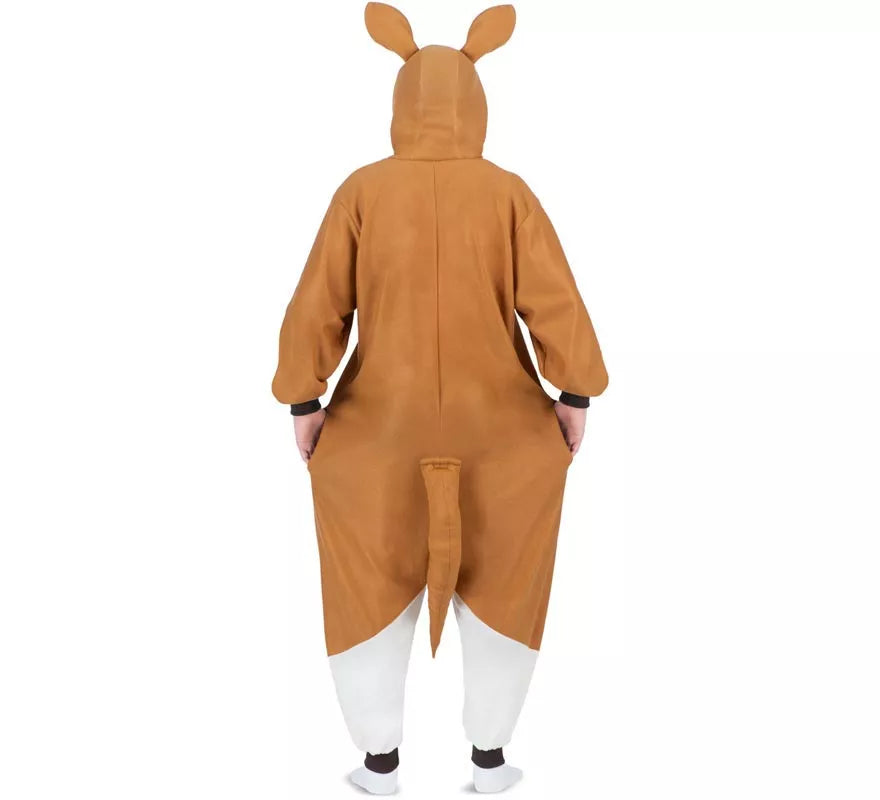 Translation missing: en.Disfraz o Pijama de Canguro con capucha y peluche para adulto