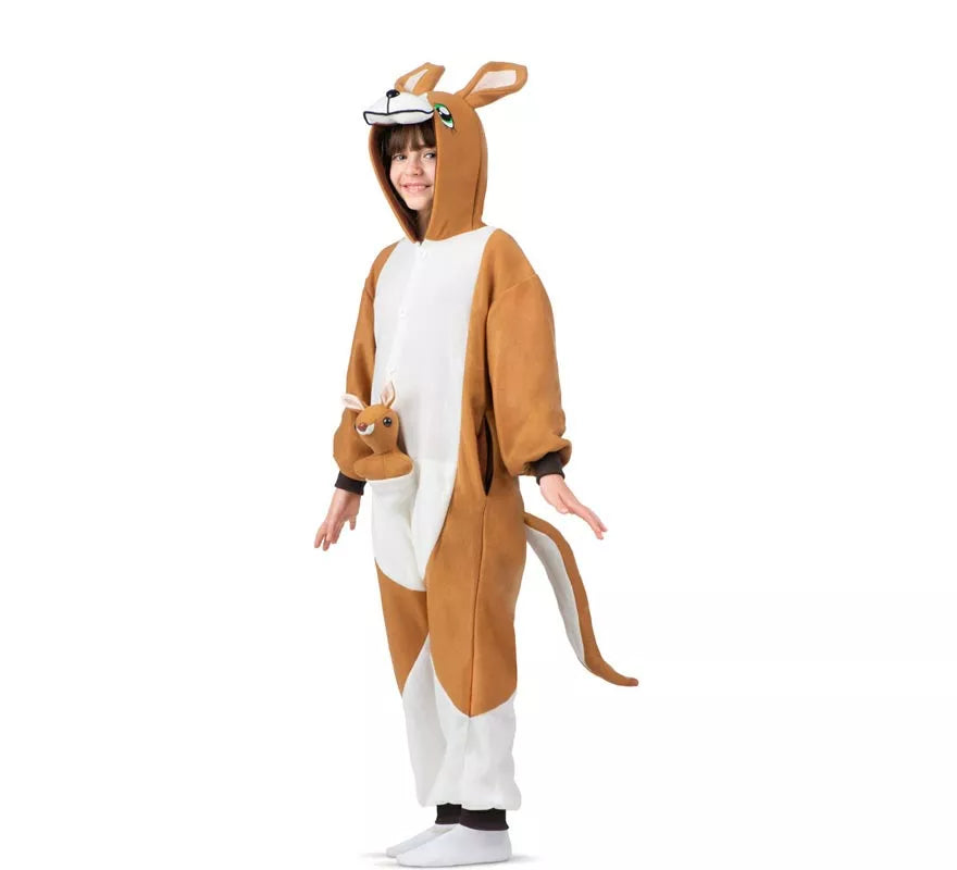 Translation missing: en.Disfraz o Pijama de Canguro con capucha y peluche para niños