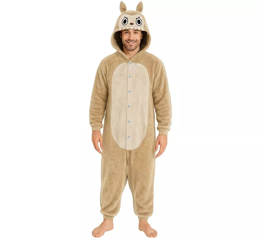 Translation missing: en.Disfraz o Pijama de Monstruo Lulú beige para hombre