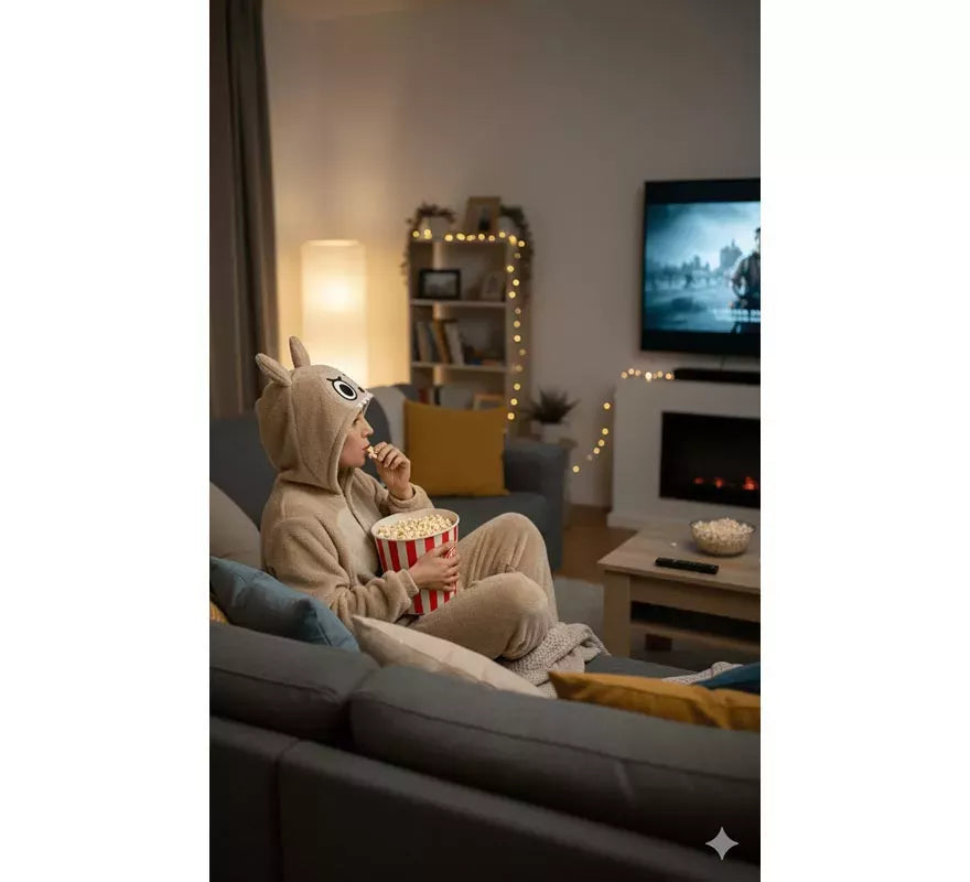 Translation missing: en.Disfraz o Pijama de Monstruo Lulú beige para mujer