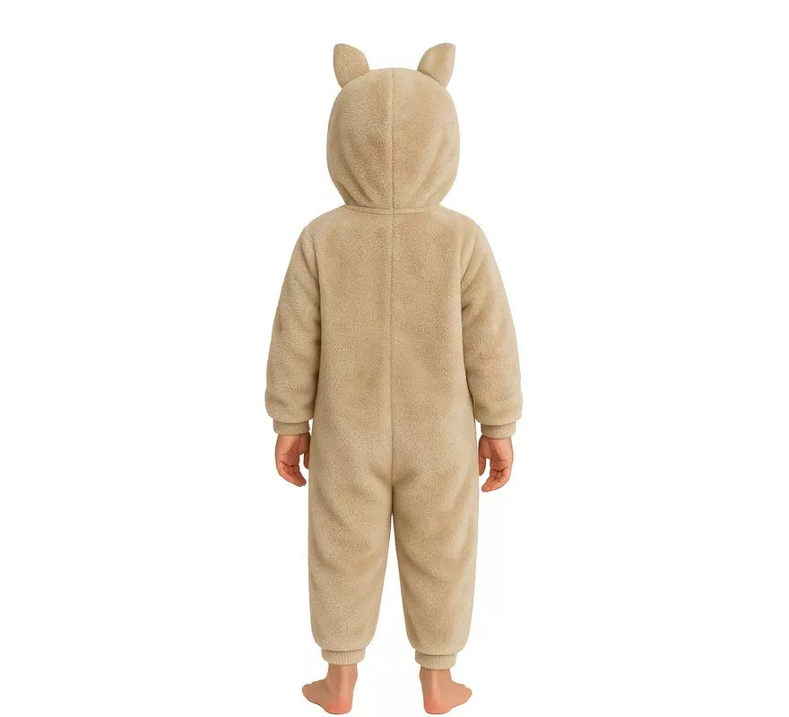 Translation missing: en.Disfraz o Pijama de Monstruo Lulú beige para niños