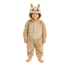 Lulu the Monster Costume or Pajamas in Beige for Children