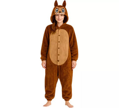 Brown Lulu Monster Costume or Pajamas for Women