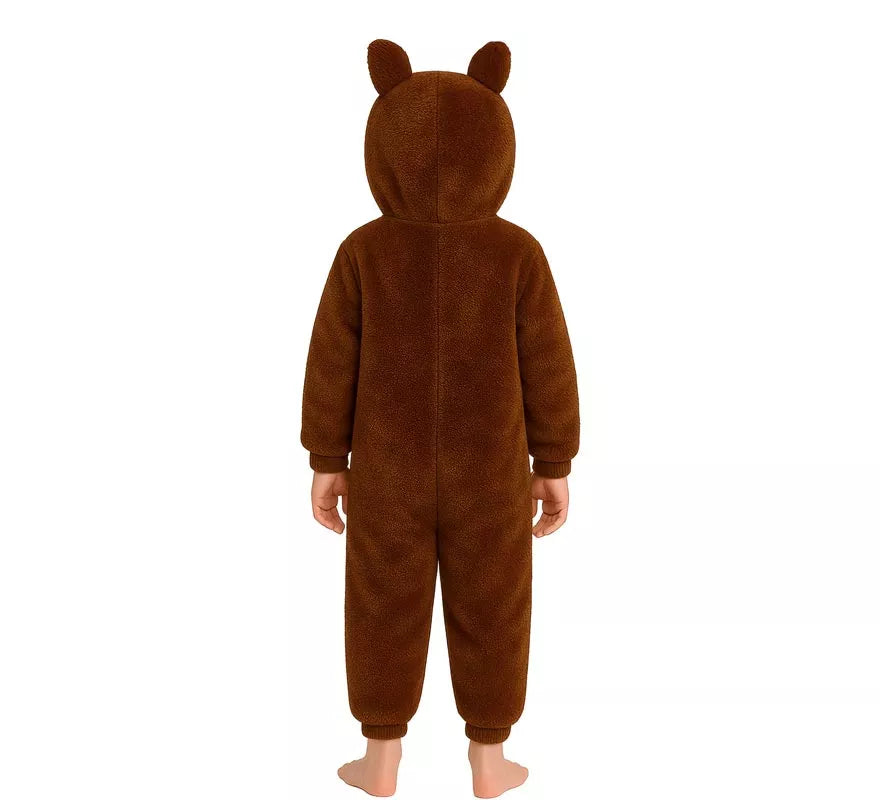 Translation missing: en.Disfraz o Pijama de Monstruo Lulú marrón para niños
