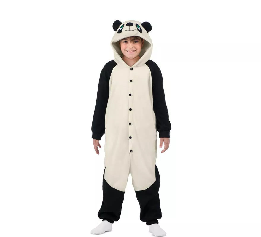 Disfraz o Pijama de Osa Panda con capucha para niños