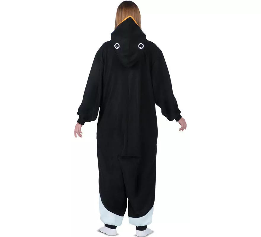 Translation missing: en.Disfraz o Pijama de Pingüino con capucha para adulto
