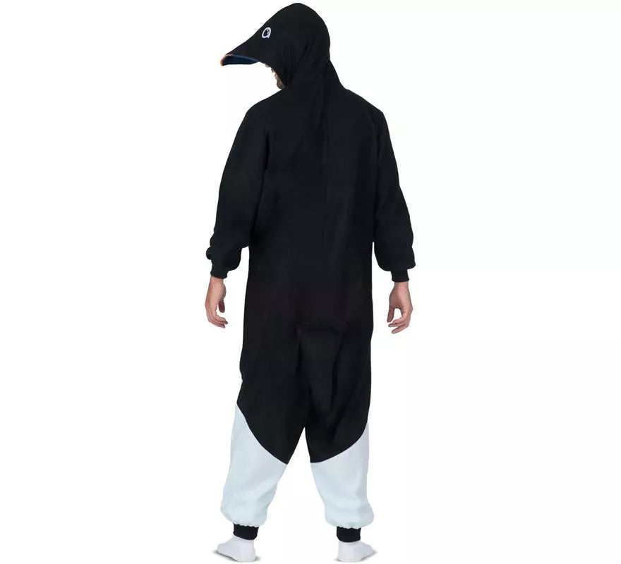 Disfraz o Pijama de Pingüino con capucha para adulto